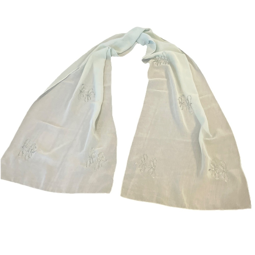 Vintage Women's Long Green Dragonfly Chiffon‎ Lightweight Scarf